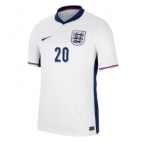 Camiseta Inglaterra Jarrod Bowen #20 Primera Equipación Replica Eurocopa 2024 mangas cortas